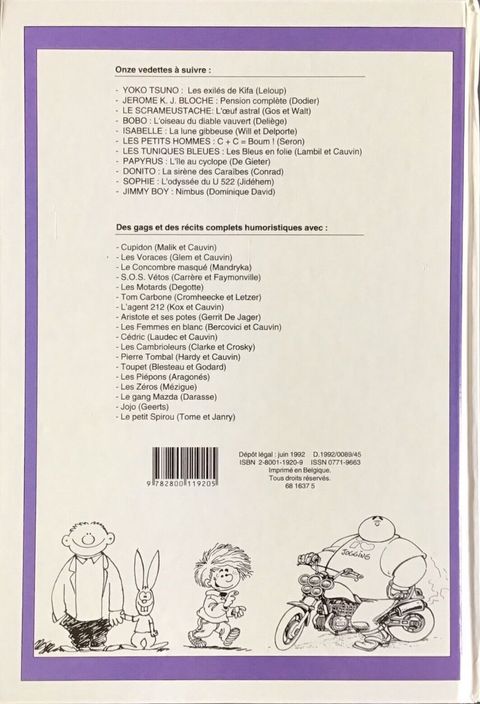 Aperçu de l'album Le Journal de Spirou (Albums) tome 209