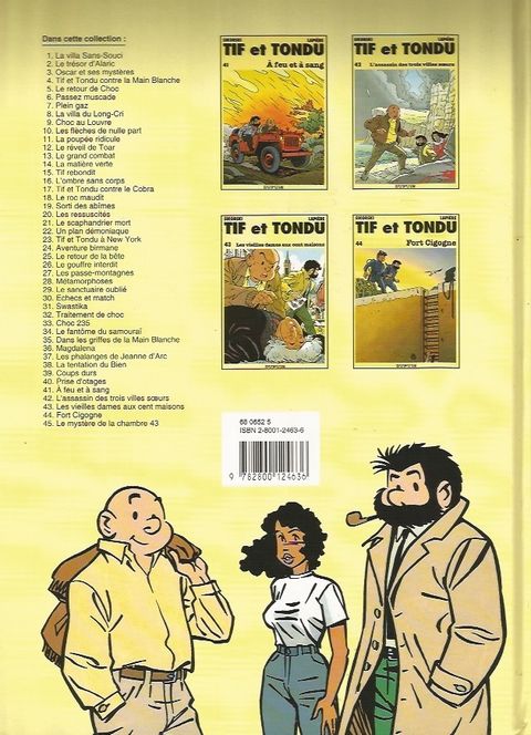 Aperçu de l'album Tif et Tondu tome 45 - Le mystère de la chambre 43