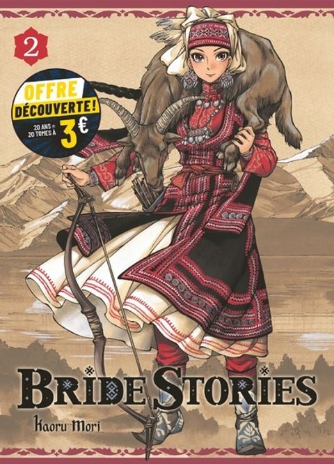 Couverture de l'album Bride story T2 - Opération manga Ki-oon à petit prix - 20 ans 20 tomes