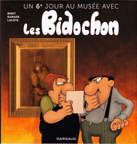Couverture de l'album Un 6e jour au musée avec les Bidochon