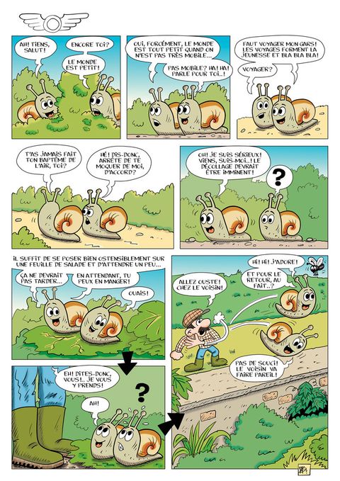 Aperçu de l'album Les Gastéropotes tome 4 - Au ras des pâquerettes 