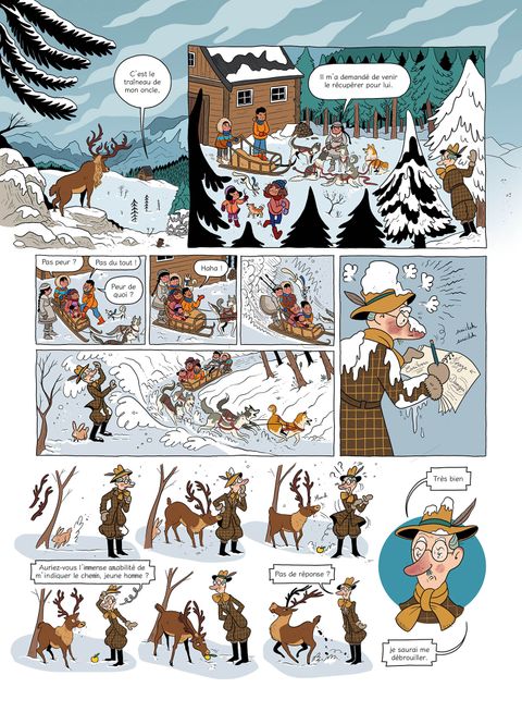 Aperçu de l'album Amanda Sparks - Enquetes secretes pour la planete tome 2 - Mystère givré en Alaska