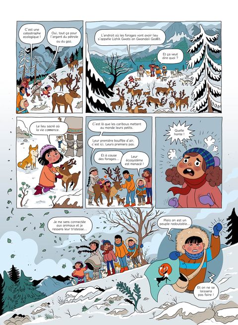 Aperçu de l'album Amanda Sparks - Enquetes secretes pour la planete tome 2 - Mystère givré en Alaska