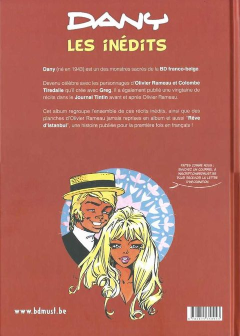 Aperçu de l'album Les Inédits de Dany tome 1 - 1966-2011