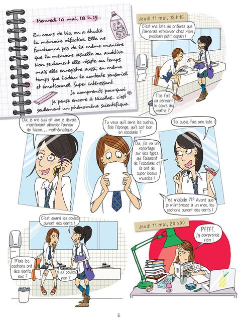 Aperçu de l'album Le Journal d'Aurélie Laflamme tome 2 - Le Monde à L’envers