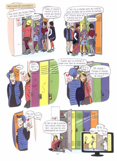 Aperçu de l'album Le Journal d'Aurélie Laflamme tome 2 - Le Monde à L’envers