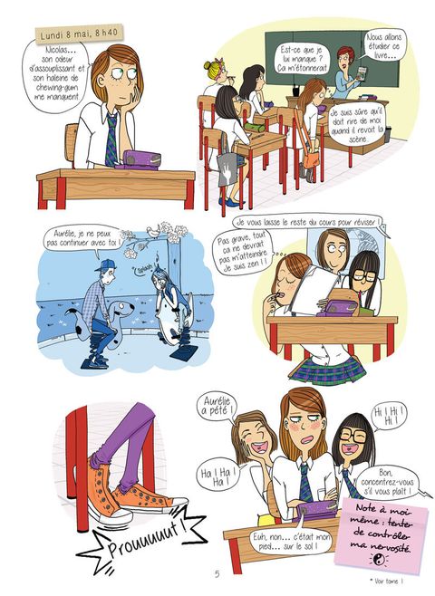 Aperçu de l'album Le Journal d'Aurélie Laflamme tome 2 - Le Monde à L’envers
