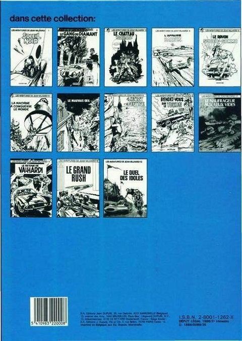 Aperçu de l'album Valhardi (série Récente) tome 13 - Le Duel des Idoles