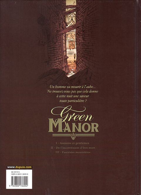 Aperçu de l'album Green Manor tome 2 - De l'Inconvenient d'Etre Mort