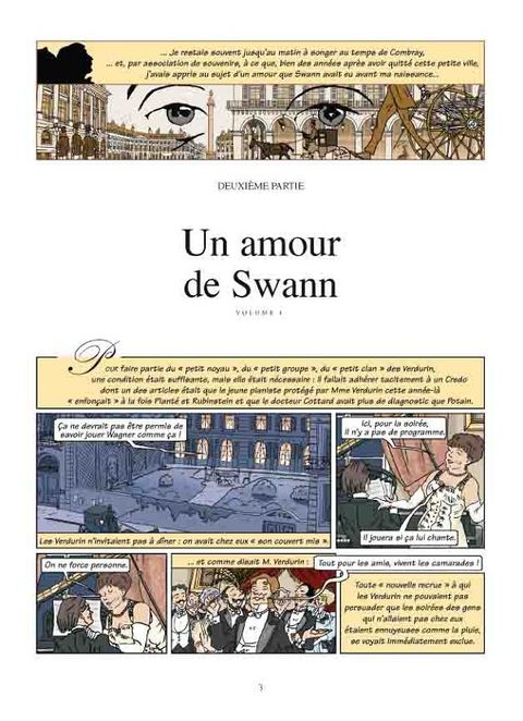 Aperçu de l'album A la Recherche du Temps Perdu tome 4 - Du côté de chez Swann - Un Amour de Swann 1