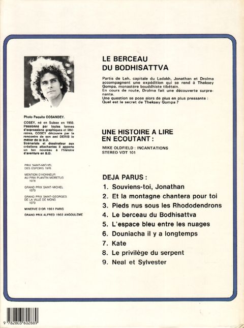 Aperçu de l'album Jonathan tome 4 - Le berceau de Bodhisattva