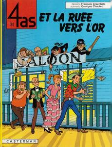 Couverture de l'album Les 4as et la Ruée vers l'or