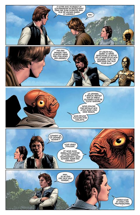 Aperçu de l'album Star Wars (2015) tome 8 - Mutinerie sur Mon Cala