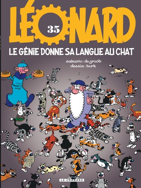 Couverture de l'album Le génie donne sa langue au chat