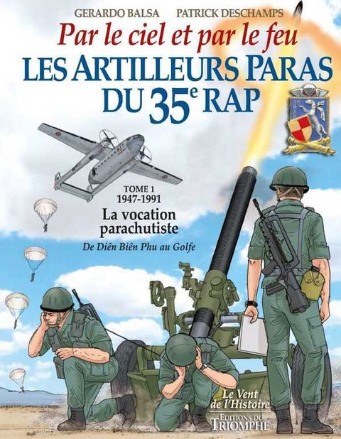 Couverture de l'album Les artilleurs paras du 35Eme RAP