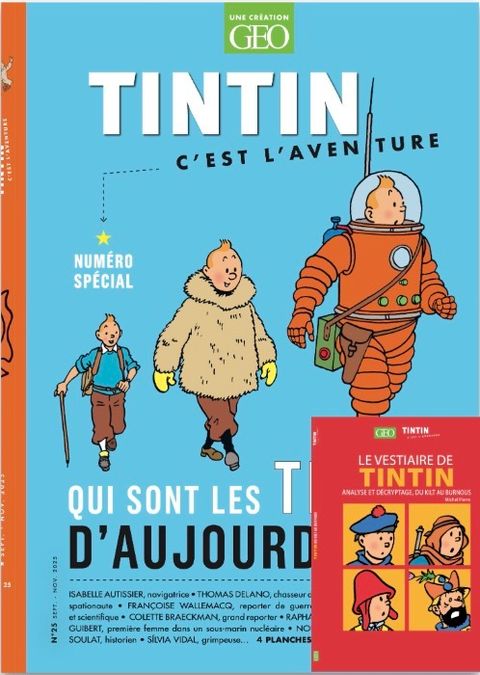 Couverture de l'album Tintin c'est l'aventure n°25 - Les Tintin d'aujourd'hui