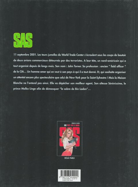 Aperçu de l'album Sas tome 2 - Le Sabre de Bin-Laden
