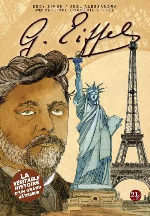 Couverture de l'album Gustave Eiffel – Le géant du fer