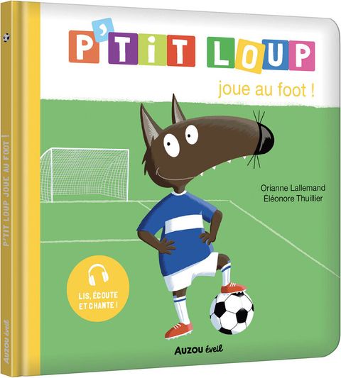 Couverture de l'album P'tit loup joue au foot