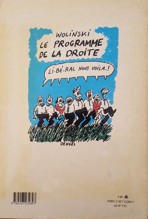 Aperçu de l'album Wolinski (One-Shot) tome 1986 - Je cohabite ! Salaud de gauche ! Salaud de droite !