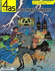 Couverture de l'album Les 4as et le Robot Vandale
