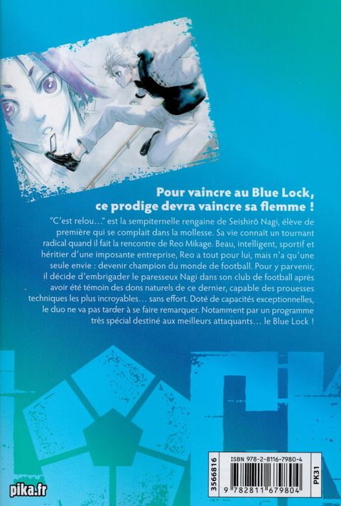 Aperçu de l'album Blue Lock - Episode Nagi tome 1