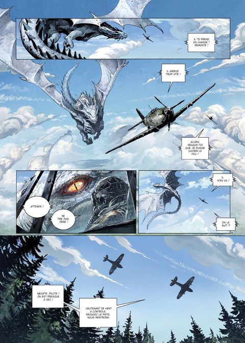 Aperçu de l'album Guerres et Dragons tome 1 - La Bataille d'Angleterre