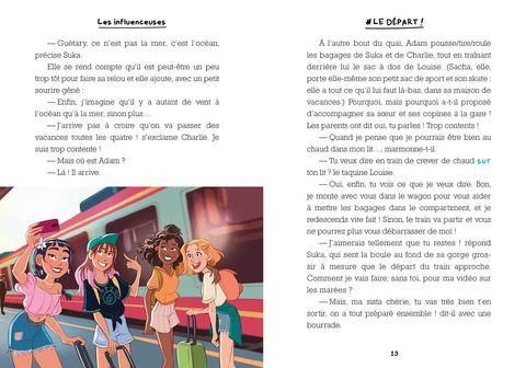 Aperçu de l'album Les influenceuses tome 3 - Les #4mies en vacances!