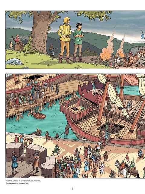 Aperçu de l'album Les Voyages de Jhen tome 7 - Les Templiers
