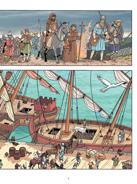 Aperçu de l'album Les Voyages de Jhen tome 7 - Les Templiers