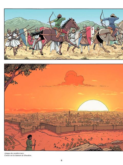 Aperçu de l'album Les Voyages de Jhen tome 7 - Les Templiers