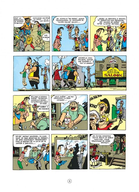 Aperçu de l'album Lucky Luke (Dupuis) tome 5 - Lucky Luke contre Pat Poker