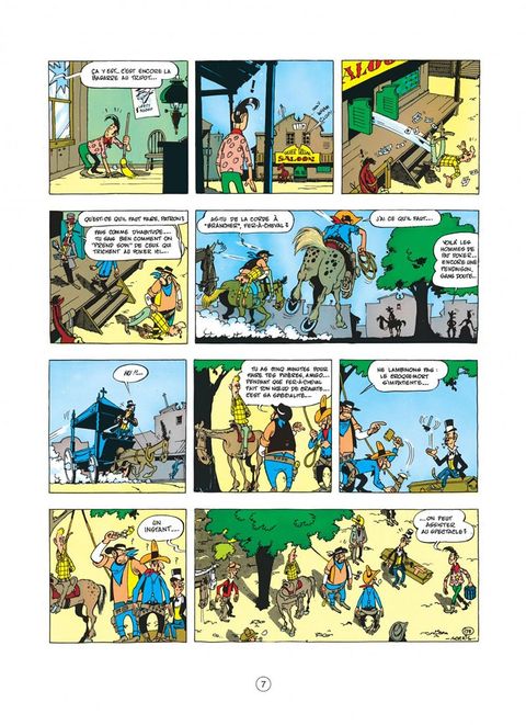 Aperçu de l'album Lucky Luke (Dupuis) tome 5 - Lucky Luke contre Pat Poker