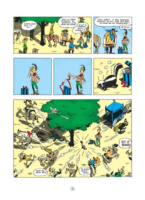 Aperçu de l'album Lucky Luke (Dupuis) tome 5 - Lucky Luke contre Pat Poker