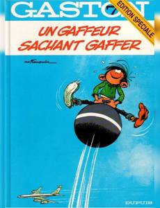 Couverture de l'album Gaston (édition 2018) - Tome 9 - Un gaffeur sachant gaffer / Edition spéciale (Indispensables 2024)