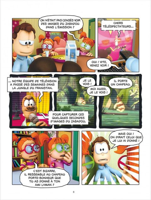 Aperçu de l'album Garfield & Cie tome 13 - Le Secret de Zabadou