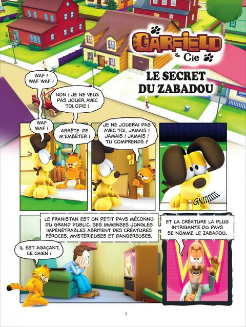 Aperçu de l'album Garfield & Cie tome 13 - Le Secret de Zabadou
