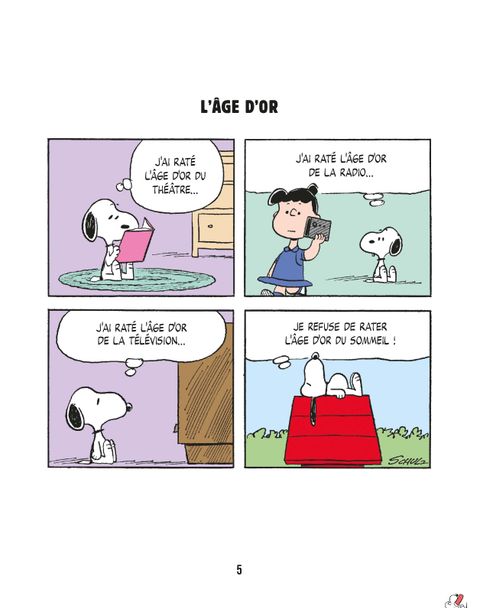 Aperçu de l'album Snoopy (NE) tome 1 - L'éloge de la paresse