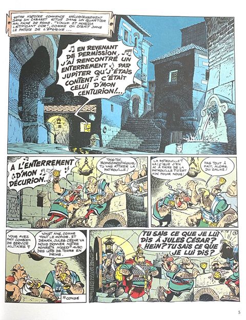 Aperçu de l'album Astérix tome 21 - Le cadeau de César