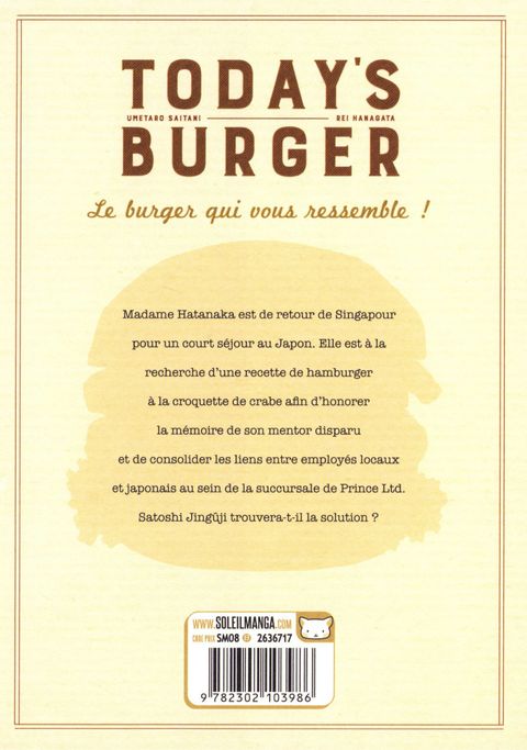 Aperçu de l'album Today's Burger tome 7 - Today's Burger T07