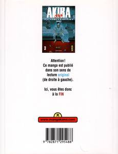 Aperçu 2 de l'album Akira (film)  tome 3