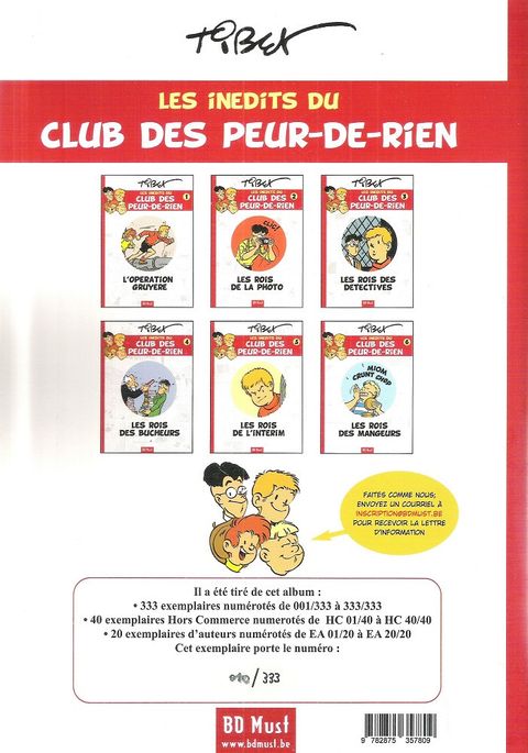 Aperçu de l'album Le Club des 'Peur de rien" tome 22 - Les rois des bucheurs 