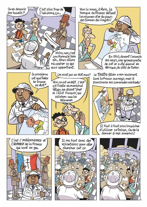 Aperçu de l'album La drôle de guerre de Papi et Lucien tome 3 - Mission : Sahara !