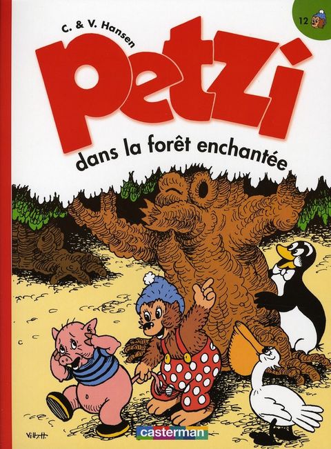 Couverture de l'album Petzi dans la Foret Enchantée