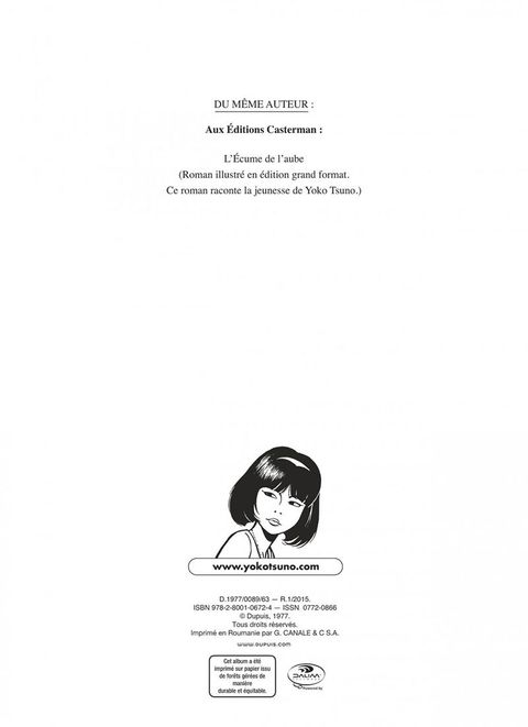 Aperçu de l'album Yoko Tsuno tome 7 - La frontière de la vie