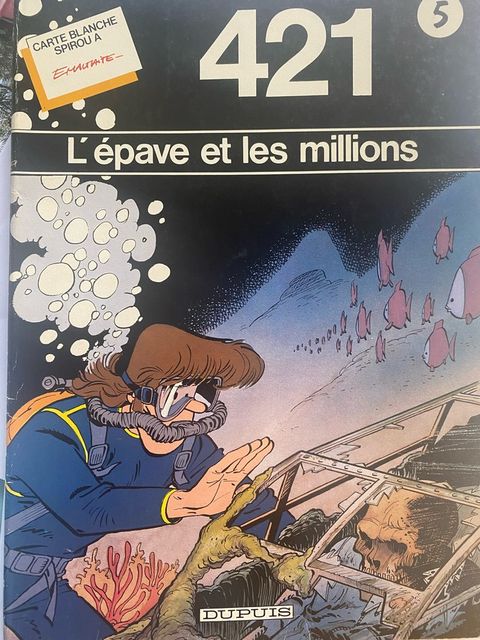 Couverture de l'album 421 : L'épave et les millions