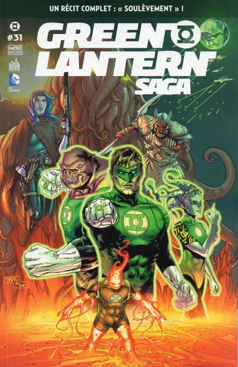 Couverture de l'album Green lantern saga