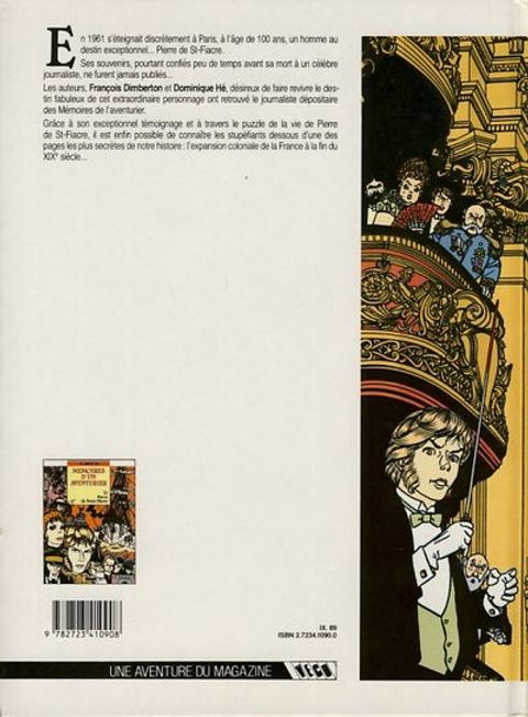 Aperçu de l'album Mémoires d'un Aventurier tome 1 - Pierre de Saint-Fiacre
