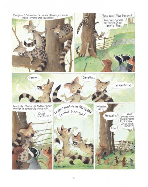 Aperçu de l'album Monsieur Blaireau et Madame Renarde tome 6 - Le Chat Sauvage