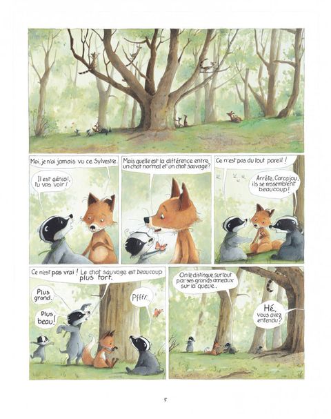 Aperçu de l'album Monsieur Blaireau et Madame Renarde tome 6 - Le Chat Sauvage